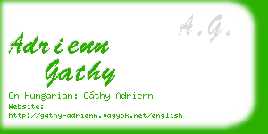 adrienn gathy business card